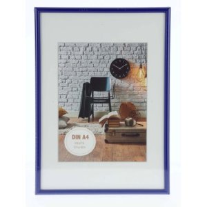 Plastic frame Sevilla 21x29,7 cm blue