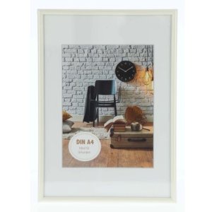 plastic frame Sevilla 21x29,x7 cm white