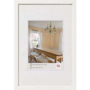 Peppers wooden frame 30x45 cm polar white