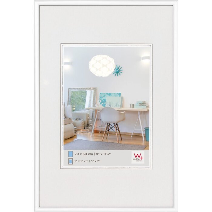 New Lifestyle plastic frame 50x70 cm white