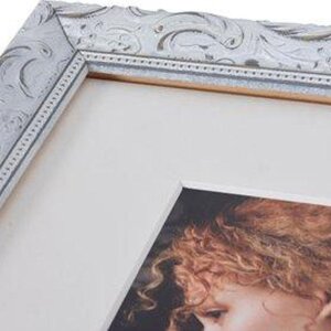 Chic Baroque photo frame 13x18 cm white