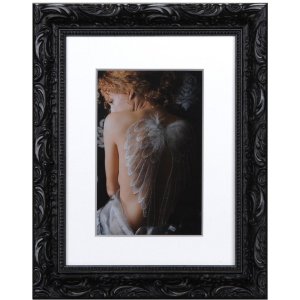 Chic Baroque photo frame 15x20 cm black