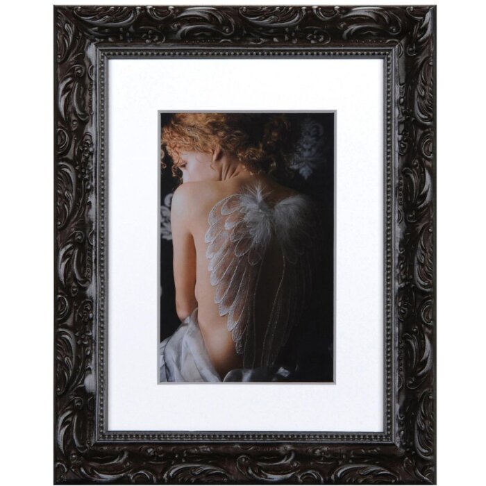 Chic Baroque photo frame 15x20 cm dark grey