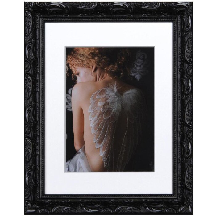 Chic Baroque photo frame 18x24 cm black