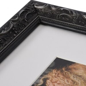 Chic Baroque photo frame 18x24 cm black