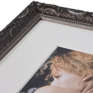 Chic Baroque photo frame 18x24 cm dark grey