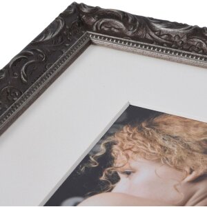 Chic Baroque photo frame 18x24 cm dark grey