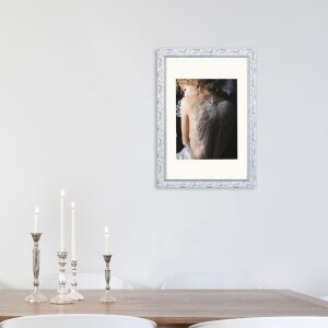 Chic Baroque photo frame 20x30 cm white