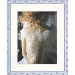 Chic Baroque photo frame 40x50 cm white