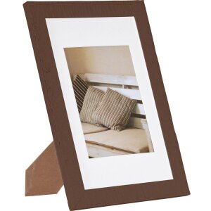 20x30 wood picture frame Driftwood dark brown