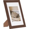 20x30 wood picture frame Driftwood dark brown