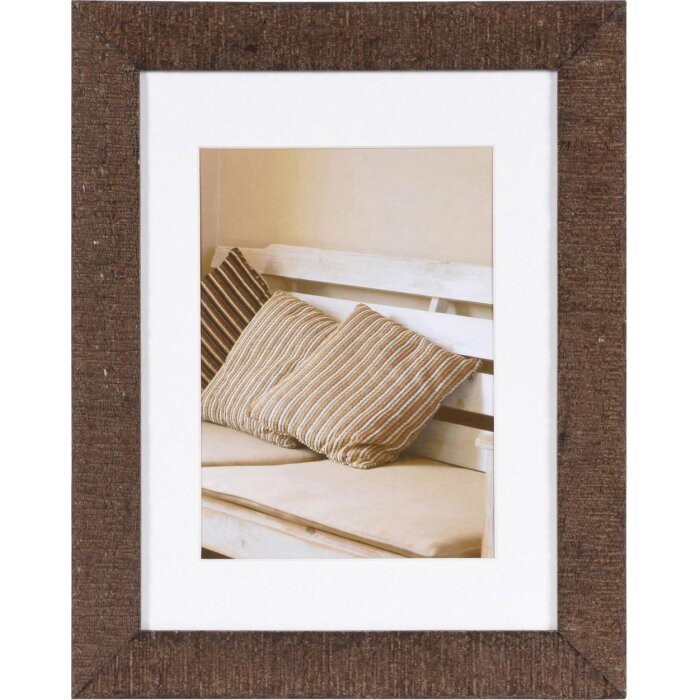 Driftwood wooden frame 18x24 cm dark brown