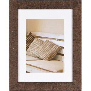 Driftwood wooden frame 18x24 cm dark brown