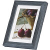 Deco wooden frame 13x18 cm blue