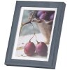 Deco wooden frame 15x20 cm blue