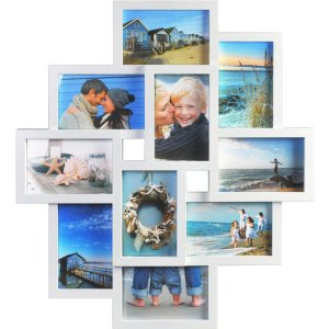 Holiday gallery frame 10 photos white