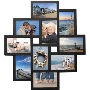 Holiday gallery frame 10 photos black