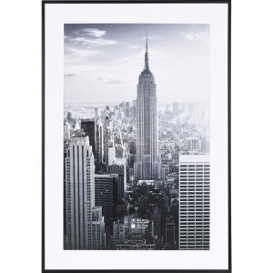 Aluminum picture frame 50x70 black Manhattan