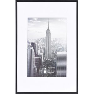 Manhattan alu frame 30x45 cm black