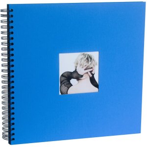 HNFD Spiral album Khari blue 33x33 cm 50 black sides