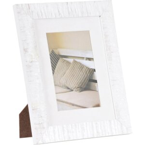 Picture Frame Wood Driftwood 15x20 white