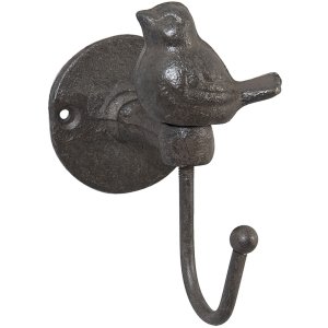 Clayre Eef hook BIRD 5x8 cm