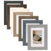 40x50 wooden picture frame medium brown Driftwood