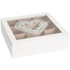 tea box ROMANTIQUE 24x24x7 cm