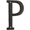 Letter P cast iron 13 cm