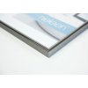 Aluminum frame Classic 21x29,7 cm platinum