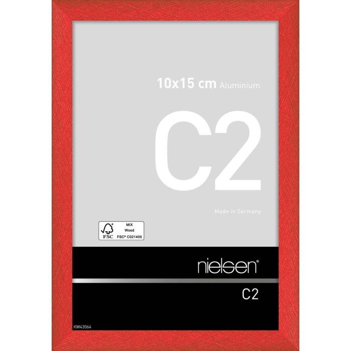 Nielse alu frame C2 Tornado Red 10x15 cm