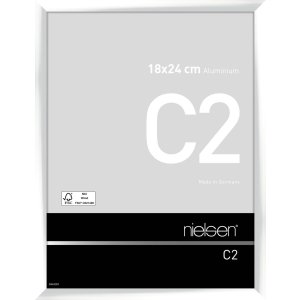 Nielse alu frame C2 Glossy White 18x24 cm