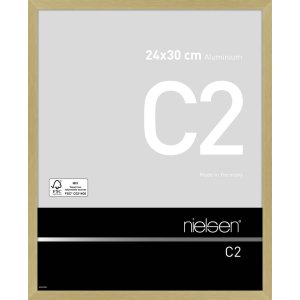 Nielse alu frame C2 Soft Frosted Gold 24x30 cm