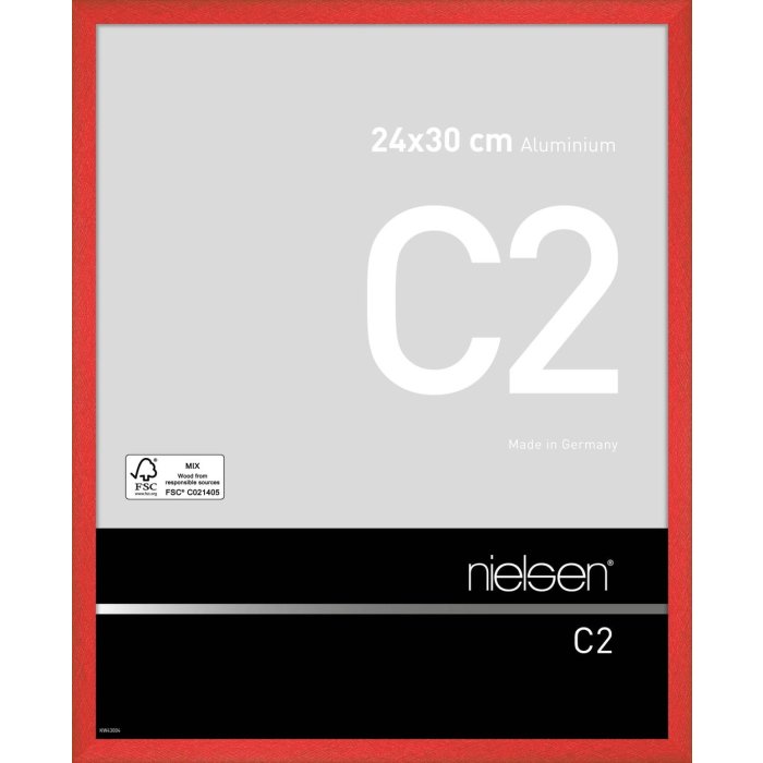 Nielse alu frame C2 Tornado Red 24x30 cm