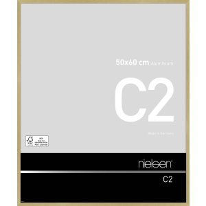 Nielse alu frame C2 Soft Frosted Gold 50x60 cm