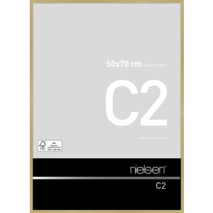 Nielse alu frame C2 Soft Frosted Gold 50x70 cm