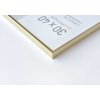 Aluminum frame Pixel 10x15 cm gold gloss