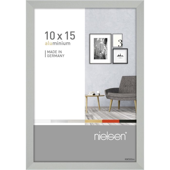 Nielsen Aluminum frame pixels 10x15 cm silver matt