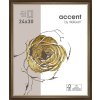 Ascot wooden frame 18x24 cm dark brown - gold