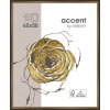 Ascot wooden frame 40x50 cm dark brown - gold