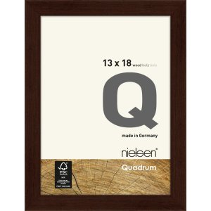 wood frame Quadrum FSC 13x18 cm wenge