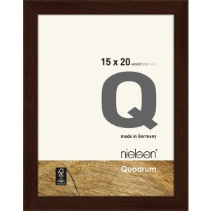 wood frame Quadrum FSC 15x20 cm wenge