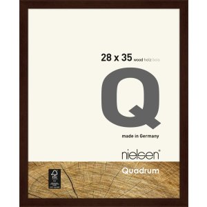 wood frame Quadrum FSC 28x35 cm wenge