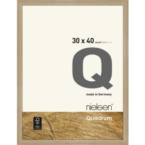 wood frame Quadrum FSC 30x40 cm oak