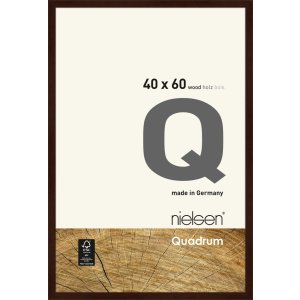 wood frame Quadrum FSC 40x60 cm wenge