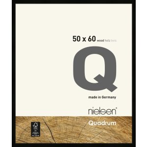 wood frame Quadrum FSC 50x60 cm black