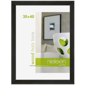 Essential wooden frame 21x29,7 cm black