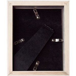 Wooden frame Derby 13x18 cm silver