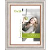 Wooden frame Derby 15x20 cm silver