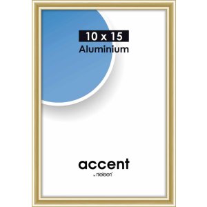 Accent aluminium frame 10x15 cm  gold